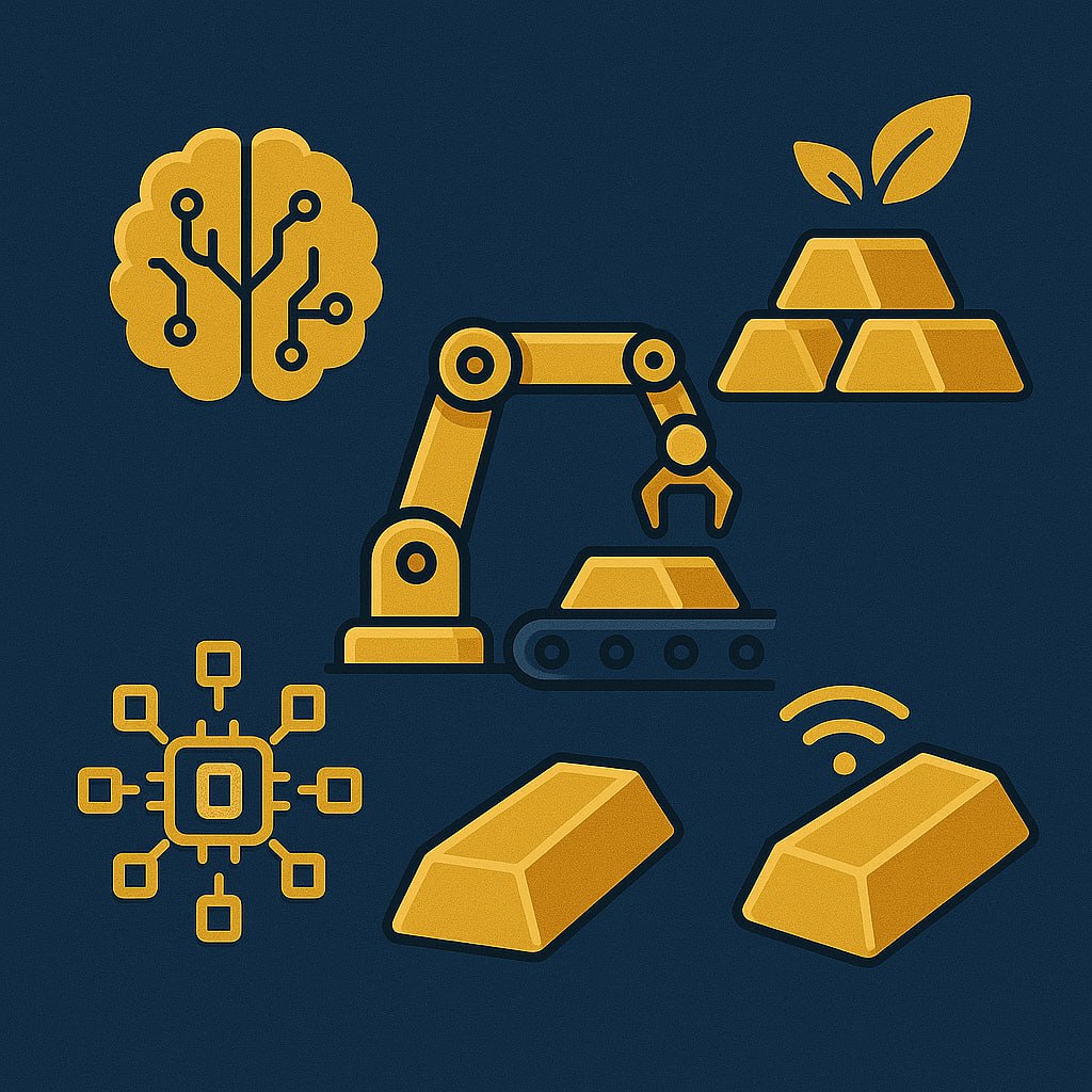 تأثیر فناوریهای نوین بر تولید شمش طلا - خانه شمش کرج