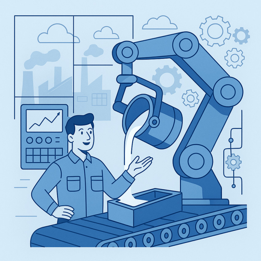 هوش مصنوعی چگونه وارد کارخانههای تولید شمش شد؟ آینده صنعت فولاد با انقلاب دیجیتال - خانه شمش کرج