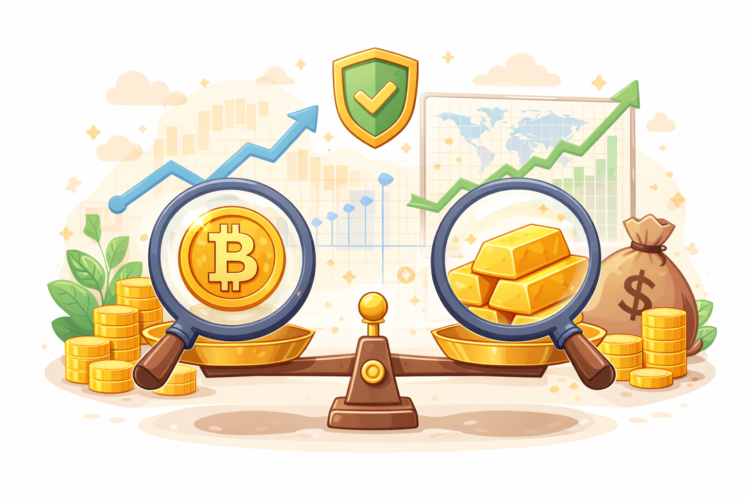 چرا سرمایه‌گذاران باید طلا را در کنار رمزارزها در سبد خود داشته باشند؟ - خانه شمش کرج