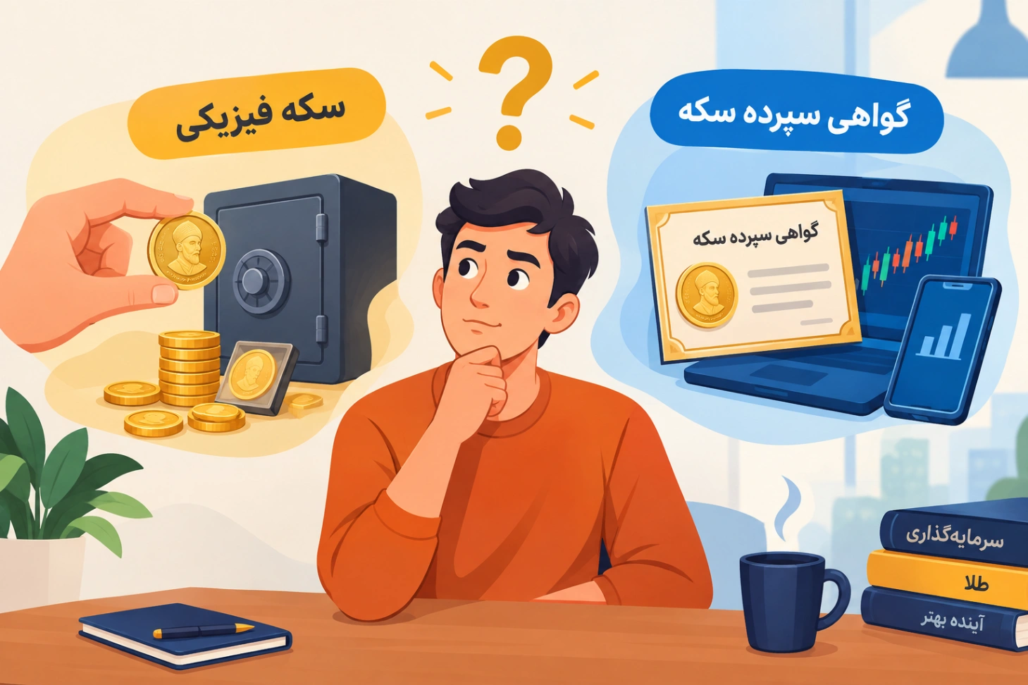 گواهی سپرده سکه چیست؟ سکه فیزیکی یا گواهی سپرده؛ کدام برای سرمایهگذاری بهتر است؟